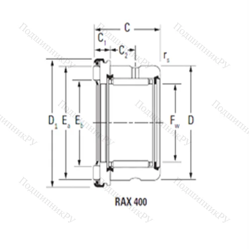 Подшипник комбинированный RAX 445