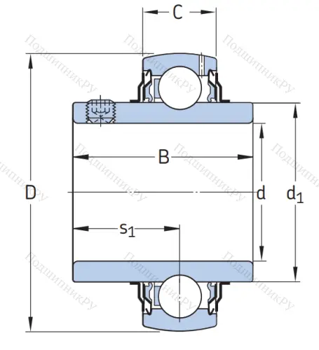 Корпусный подшипник YAR 206-104-2F 4L1PW7JKLE в Волгограде