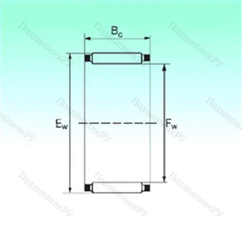 Подшипник игольчатый радиальный K 25x34x18 от производителя  NBS