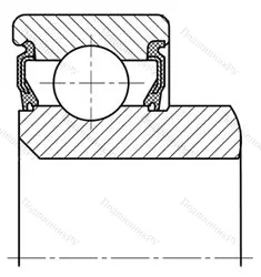 Модификация подшипника 6-520806ЕС23 размер 31x55x13/19 от производителя  ГПЗ-20