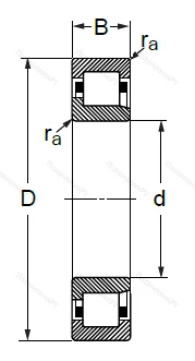 Цилиндрический роликовый подшипник 42614 Л (NJ 2314 M) в Волгограде