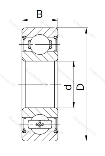 Миниатюрный шариковый подшипник 80023 T (623 ZZT) JDWHGPWXUE в Волгограде