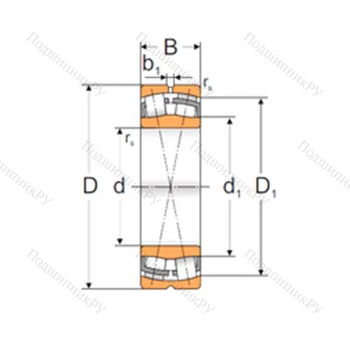 Подшипник роликовый радиальный самоцентрирующийся 24134 MBW 33