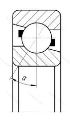 Подшипник 7307 AC размер 35x80x21 от производителя  SKF