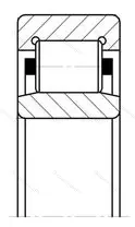 Подшипник  32510 (NU 2210) размер 50x90x23 от производителя  CRAFT