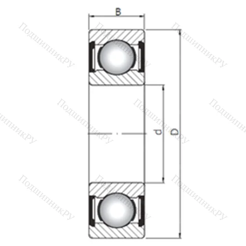 Подшипник шариковый радиальный 61804 ZZ от производителя  CX