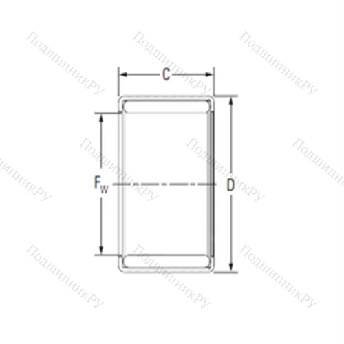 Подшипник игольчатый радиальный Y 2410