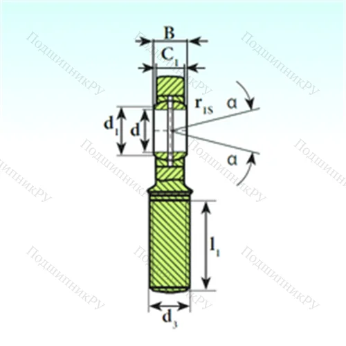 Подшипник скольжения сферический SA 70 ES от производителя  ISB