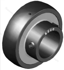 Высокотемпературный корпусной подшипник UC 207 BHTS ZZ 280° BECO в Волгограде