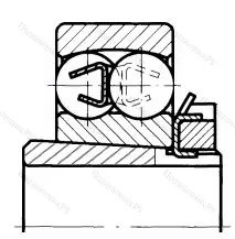 Подшипник 1222+H 222 размер 100x200x38/63 от производителя  SKF