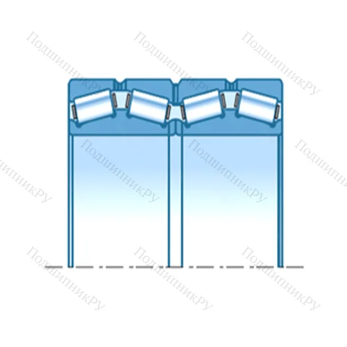 Подшипник роликовый радиально-упорный CRO-2008 от производителя  NTN