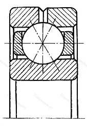 Подшипник  1116095 размер 5x13x4 от производителя  ГПЗ-31