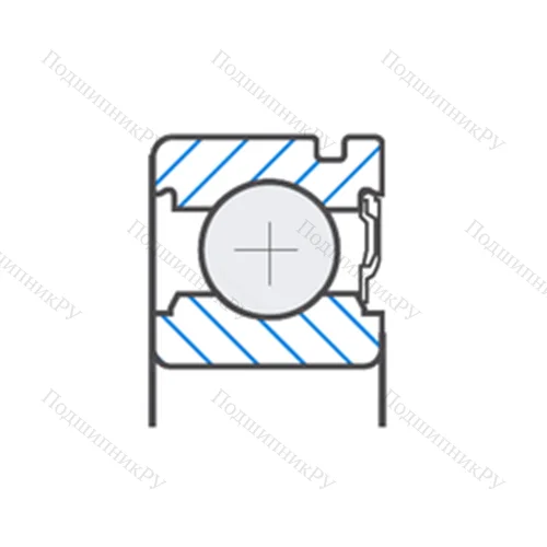 Подшипник шариковый радиальный 25BCD 06MT 2
