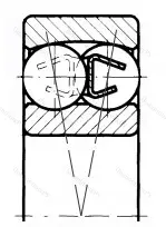 Модификация подшипника 1307 размер 35x80x21