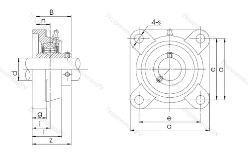 Подшипниковый узел UCF 207 в Волгограде Подшипниковый узел UCF 207 в Волгограде