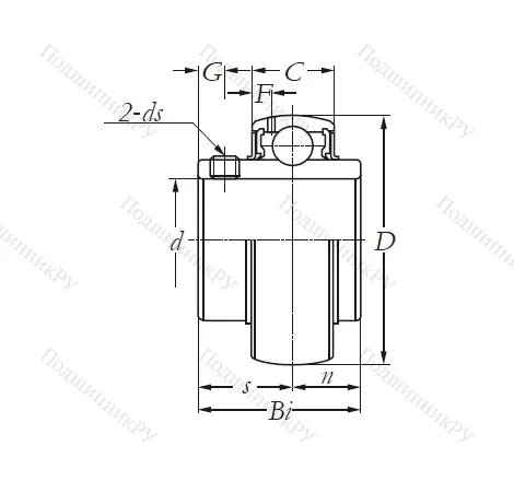 Корпусный подшипник  UCX 05 в Волгограде