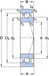 Подшипник 7014 ACB/HCP 4A