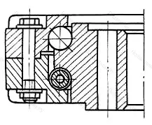 Модификация подшипника 3789/1696 размер 1696x2200x165 от производителя  ГПЗ-1