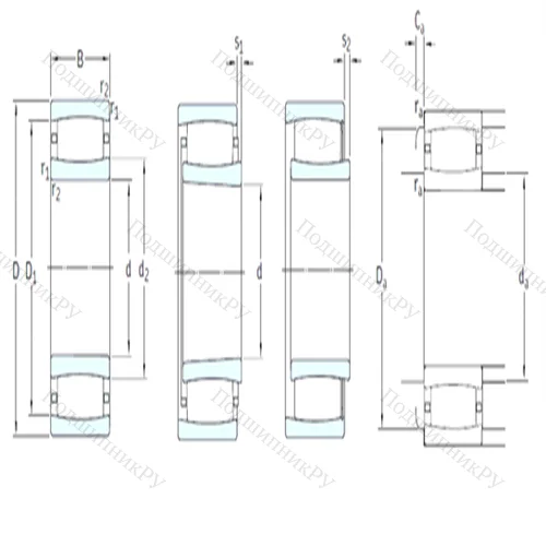 Подшипник роликовый тороидальный C 31/850MB от производителя  SKF