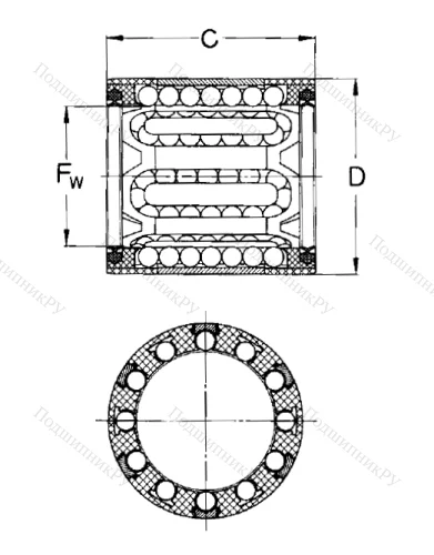 Подшипник LBBR 25-2LS в Волгограде