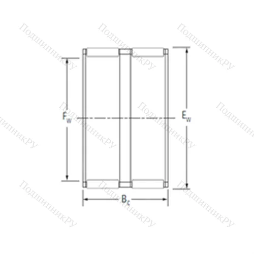 Подшипник игольчатый радиальный K 41X 48X 31HZW