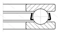 Подшипник 51217/P 5 размер 85x125x31 от производителя  SKF