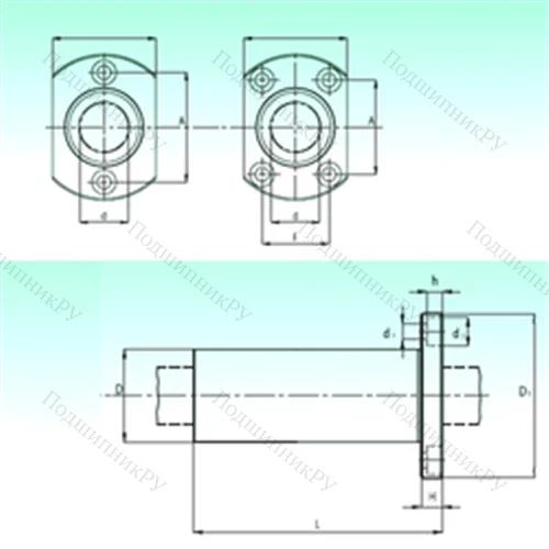 Подшипник шариковый линейный KBHL 25