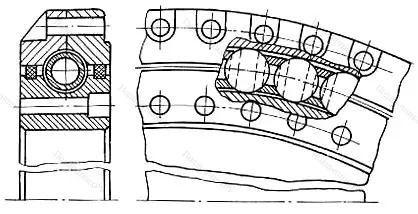 Модификация подшипника 3687/1788 размер 1788x2050x98 от производителя  ЕПК