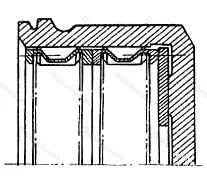 Модификация подшипника 814712К4 размер 58,53x90/100x70