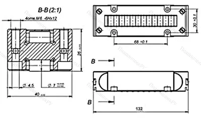 Подшипник  РОНА-120 размер 132x40x26
