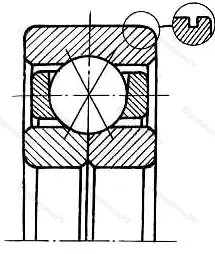 Подшипник  1176724 размер 120x200x38