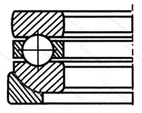 Подшипник  53205+U 205 (18205) размер 25x47/50x19 от производителя  SKF Подшипник  53205+U 205 (18205) размер 25x47/50x19 от производителя  SKF
