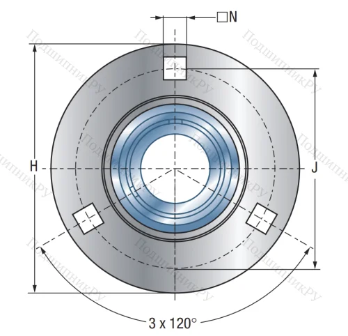 Подшипниковый корпус  PF 205 в Волгограде