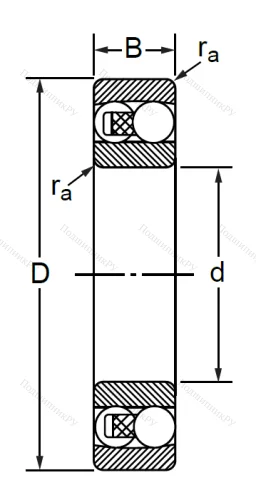 Двухрядный шариковый подшипник 1504 (2204) в Волгограде