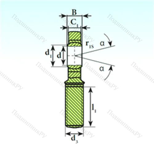 Подшипник скольжения сферический SA 80 C 2RS