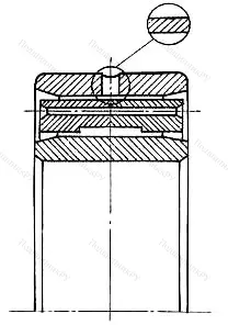Модификация подшипника 32048/850 размер 850x1030x136 от производителя  ГПЗ-9 Модификация подшипника 32048/850 размер 850x1030x136 от производителя  ГПЗ-9