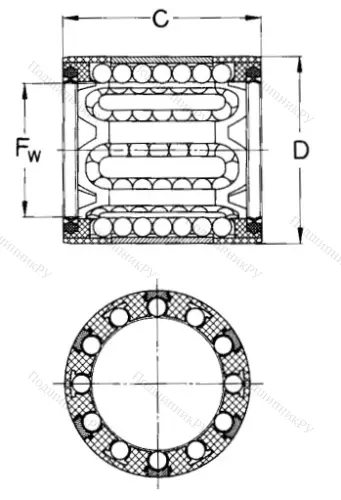 Подшипник LBBR 10-2LS/HV 6 в Волгограде