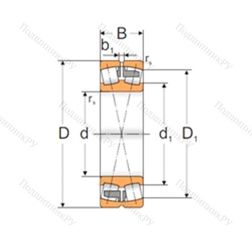 Подшипник роликовый радиальный самоцентрирующийся 22328 ACMAW 33