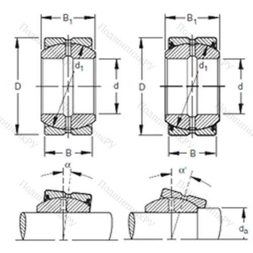 Подшипник скольжения сферический 20SF 32 от производителя  TIMKEN