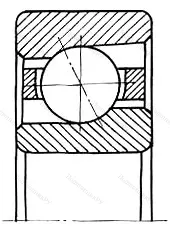 Подшипник  26307 размер 35x80x21 от производителя  ГОСТ