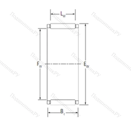 Подшипник игольчатый радиальный K 12X 15X 15SE