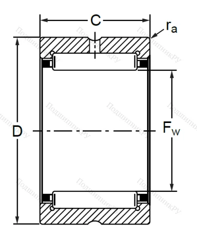Подшипник RNA 4903 (4254903 K ГОСТ) в Волгограде