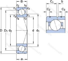 Подшипник 71915 CE/P 4AL