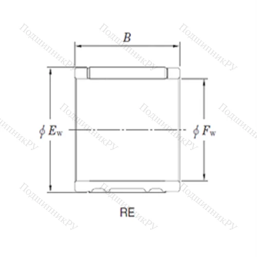 Подшипник игольчатый радиальный RE 152020AL 2