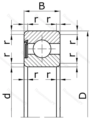 Шариковый однорядный подшипник 60120 (6020 Z) в Волгограде