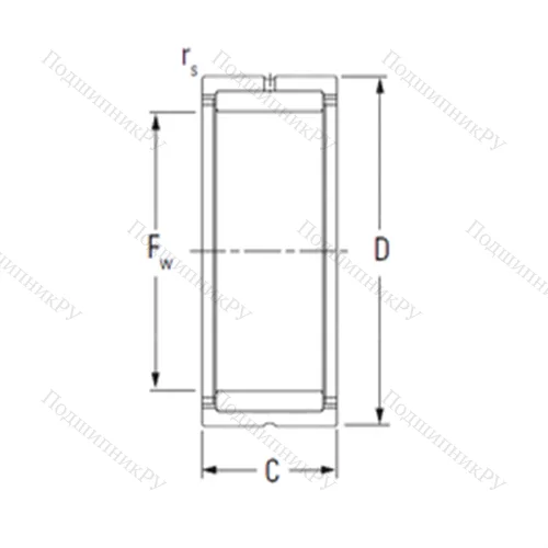Подшипник игольчатый радиальный RNA 5902