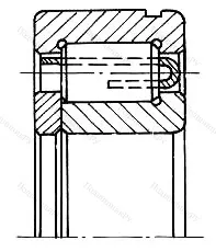 Модификация подшипника 692409М размер 45x120x29 от производителя  ГПЗ-23
