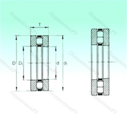 Подшипник роликовый упорный 89460-M