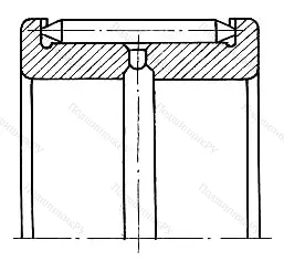 Модификация подшипника 274707 размер 35x50x27 ГПЗ-3
