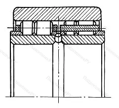 Модификация подшипника 6-372710Х размер 50x120x82